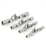 5pcs Stainless Steel Crimp Clasps Cord End Beads Caps Jewelry Making