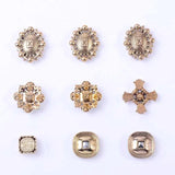 Vintage Rhinestone Brooch Garment Accessories Wedding Jewelry Button Bow Tie