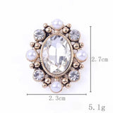 Vintage Rhinestone Brooch Garment Accessories Wedding Jewelry Button Bow Tie
