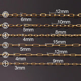 Stainless Steel Cross Necklace Chains Bulk For DIY Jewelry
