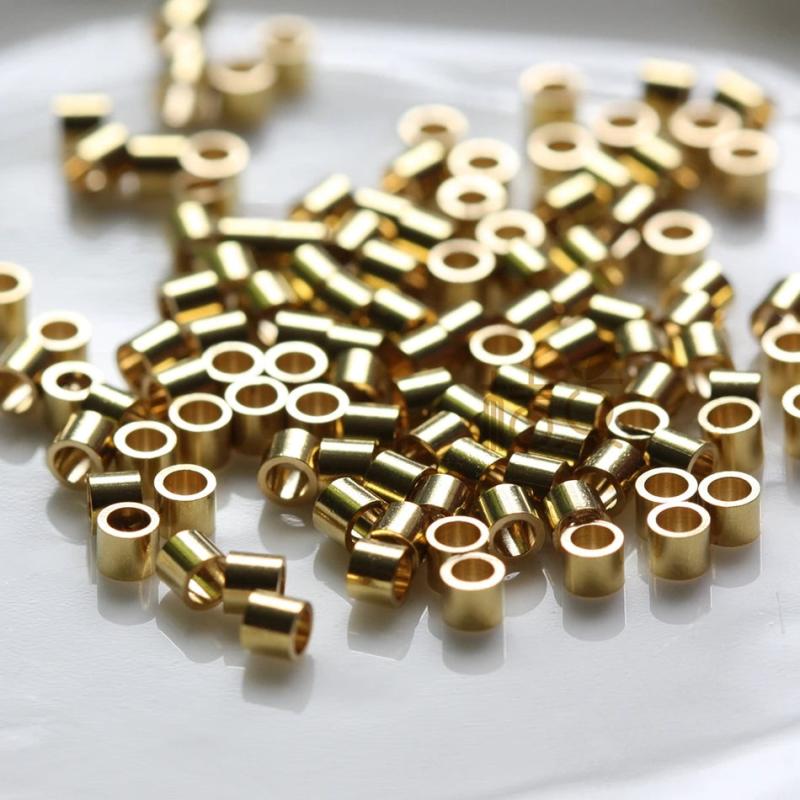 100 Brass Spacers Tube 2x2.5mm