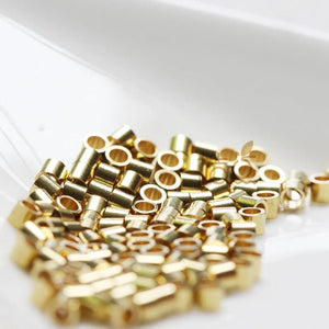 100 Brass Spacers Tube 2x2.5mm