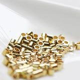 100 Brass Spacers Tube 2x2.5mm