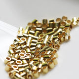 100 Brass Spacers Tube 2x2.5mm