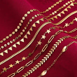 1m Stainless Steel Star Chains for Women Jewelry Making