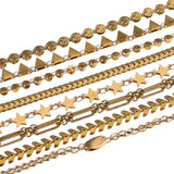 1m Stainless Steel Star Chains for Women Jewelry Making