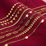 1m Stainless Steel Star Chains for Women Jewelry Making