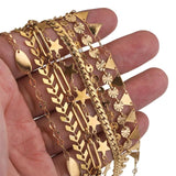 1m Stainless Steel Star Chains for Women Jewelry Making