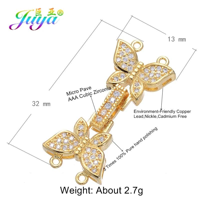 Silver Plated Wedding Decorations Fastener Closure Clasps for Jewelry Making