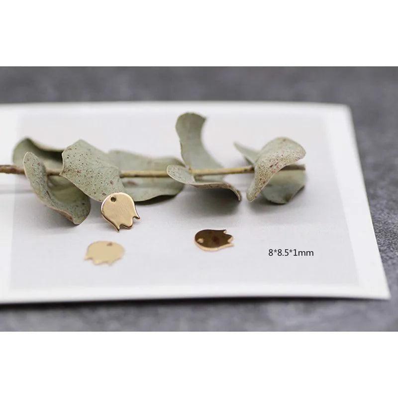 Protective copper jewelry accessories diy geometric earrings irregular pack