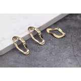 Protective copper jewelry accessories diy geometric earrings irregular pack