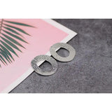 Protective copper jewelry accessories diy geometric earrings irregular pack