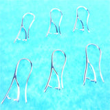 10PCS Silver Earrings Jewelry Accessories DIY Crafts