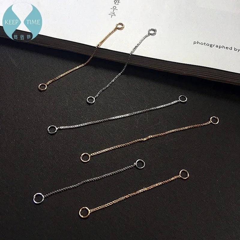 DIY Jewelry Accessories Plating Chain Belt Hanging Earrings