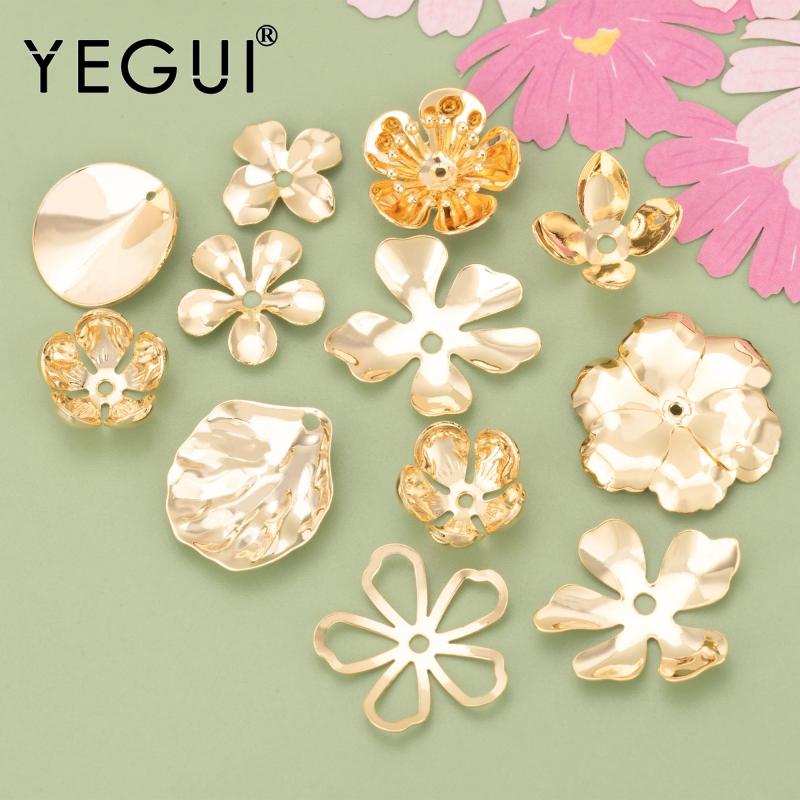 18k Plated Jewelry Accessories for DIY Pendants, 20pcs/lot