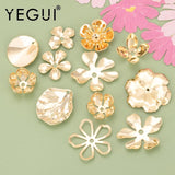 18k Plated Jewelry Accessories for DIY Pendants, 20pcs/lot