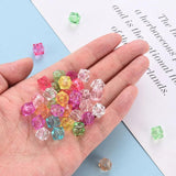 100PCS Green Acrylic Cube Beads 10x10x8mm
