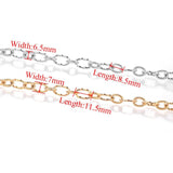 1m Stainless Steel Twist Chains Bulk for Jewelry Making