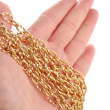 1m Stainless Steel Twist Chains Bulk for Jewelry Making