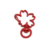 10pcs Sakura Shape Trigger Clips Buckles Spring Buckle Snap Hook