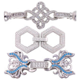 Silver Plated Lock Closure Clasps for DIY Jewelry Making