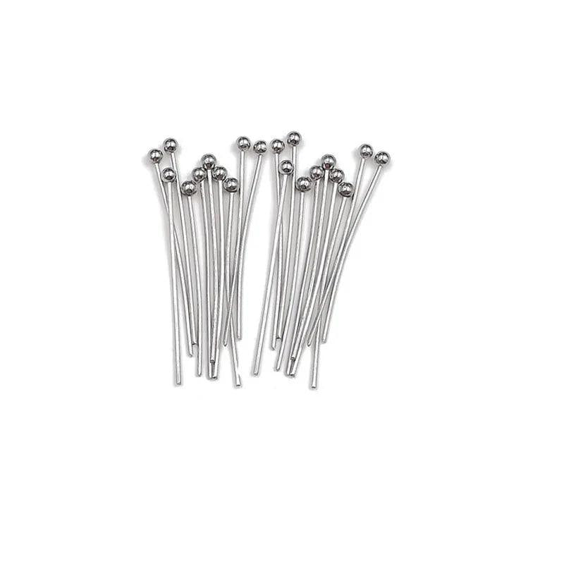 200Pcs Stainless Steel Ball Head Pins Jewelry Making DIY Accessories