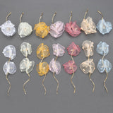 Flower Shaped Earring Accessories, Hand Made DIY Pendants, 10pcs/lot