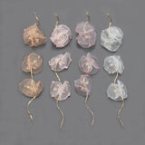 Flower Shaped Earring Accessories, Hand Made DIY Pendants, 10pcs/lot