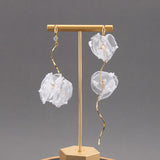 Flower Shaped Earring Accessories, Hand Made DIY Pendants, 10pcs/lot