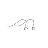 50pcs Silver Plated Earrings Hooks Hypoallergenic Ear Clasps