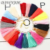 50pcs Cotton Silk Tassel Charm 3.5cm DIY Earrings Pendant Jewelry
