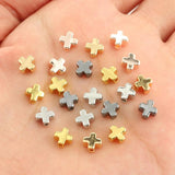 Cross Copper Beads for DIY Bracelet Necklace Jewelry Making