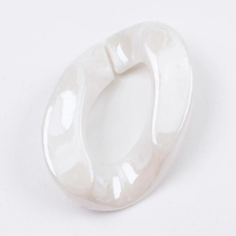 20pcs 20*30mm Acrylic Chain Beads for Jewelry Making DIY Bag Decoration