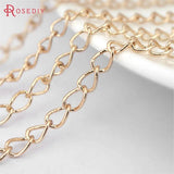 Champagne Copper Necklace Chain 1.8MM-3.5MM