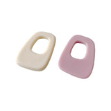 6pcs Oversized Mixed Colors Acrylic Hair Card Patch DIY Hand Jewelry