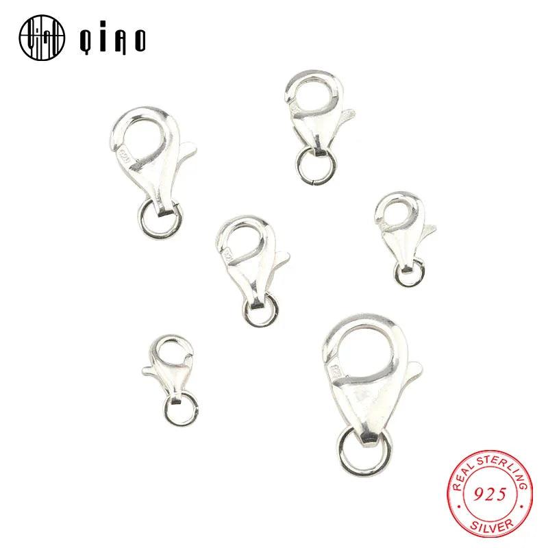 925 Sterling Silver Lobster Clasps & Hooks For Women Jewelry
