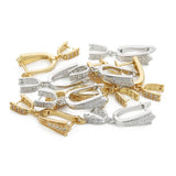 2pcs Plated Earring Hooks Clasps for Dangle Earrings DIY Jewelry