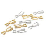 2pcs Plated Earring Hooks Clasps for Dangle Earrings DIY Jewelry