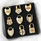 DIY Decoration Locket Pendant Screw Clasps for Jewelry Making