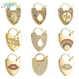 DIY Decoration Locket Pendant Screw Clasps for Jewelry Making