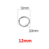 Stainless Steel Spring Clasps Keyring Hooks for Keychain