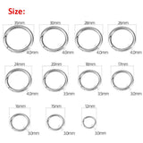 Stainless Steel Spring Clasps Keyring Hooks for Keychain