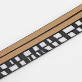 1M Length Leopard Print Flat Pu Leather Cord for Jewelry Making