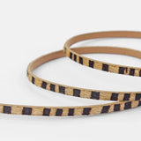 1M Length Leopard Print Flat Pu Leather Cord for Jewelry Making