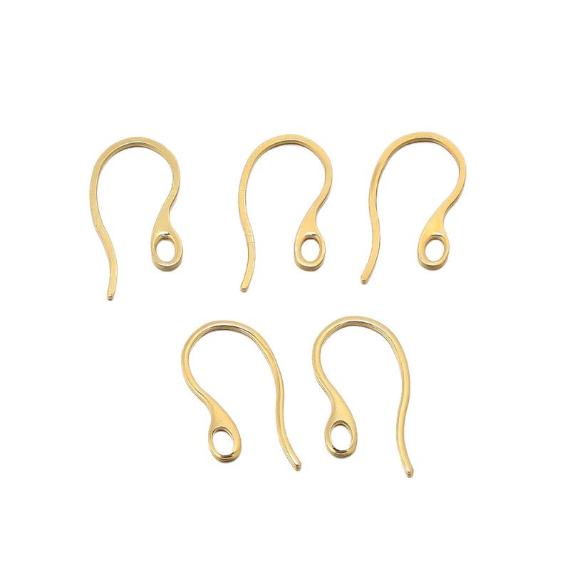 50Pcs Stainless Steel Earring Hooks for DIY Jewelry Making