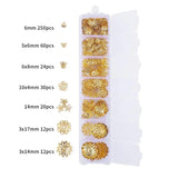 DIY Jewelry Findings Set Earring Hooks Head Pins Jump Rings Lobster Clasp