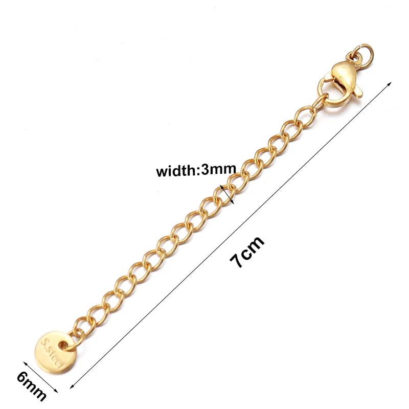 Stainless Steel Bracelet Necklace Extension Chain Wholesale