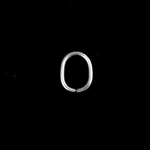 304 Stainless Steel Jump Rings 15x12mm Silver 50 PCs
