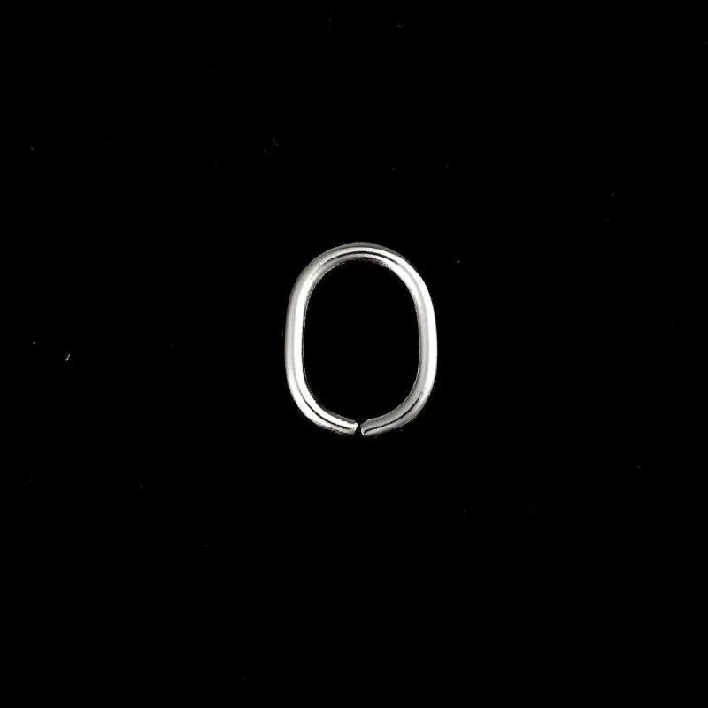 304 Stainless Steel Jump Rings 15x12mm Silver 50 PCs