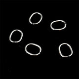 304 Stainless Steel Jump Rings 15x12mm Silver 50 PCs